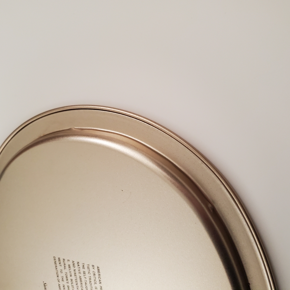 Vintage Sunshine Biscuits Tin Tray Plate Shopping on Main Street Melvin Bolstad - Picture 4 of 15